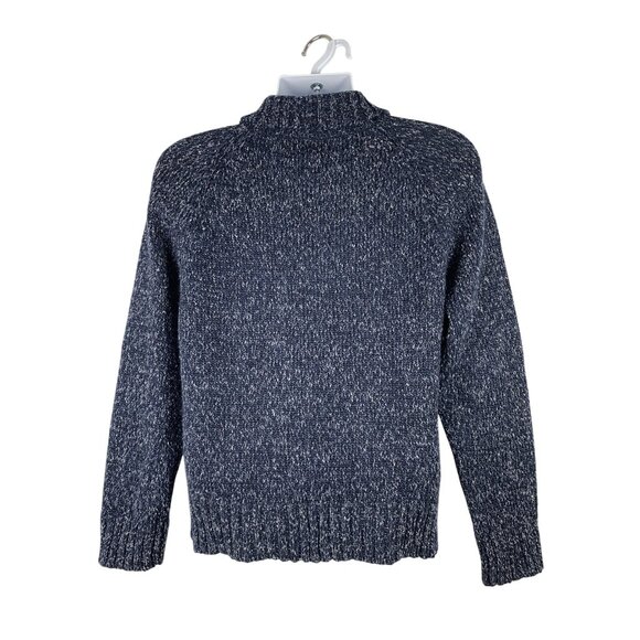 Sonoma Jean Co. Mens Zip-Up Navy Blue Sweater Medium - Picture 2 of 7